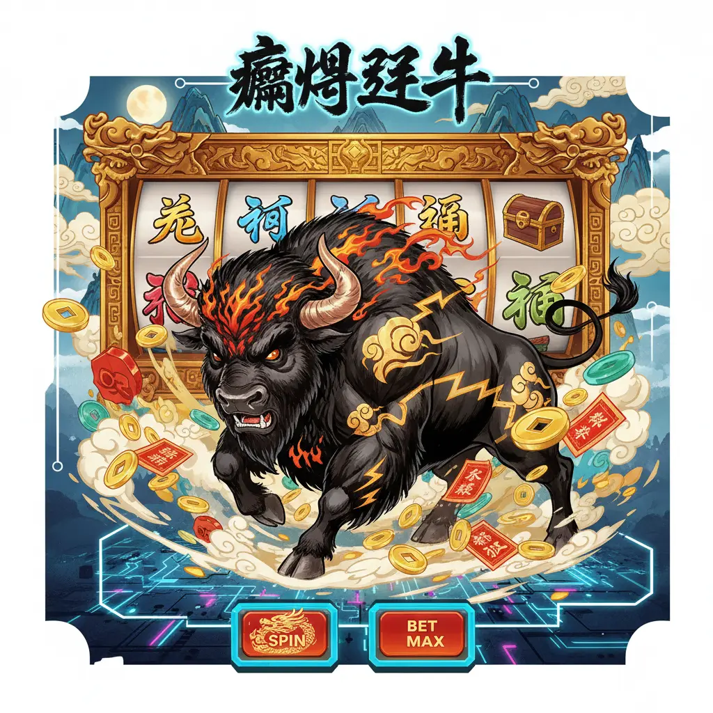 吃角子老虎機 - 瘋狂野牛