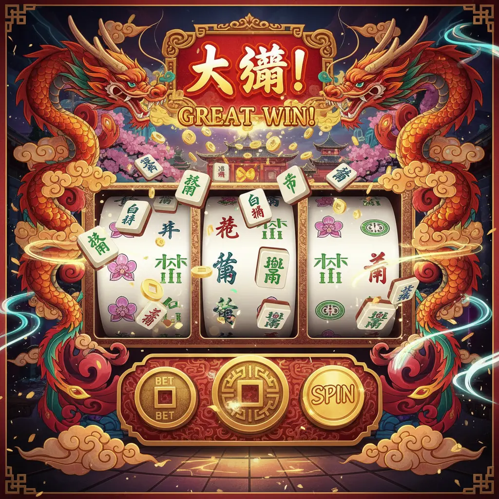 賭場老虎機 - 麻將遊戲