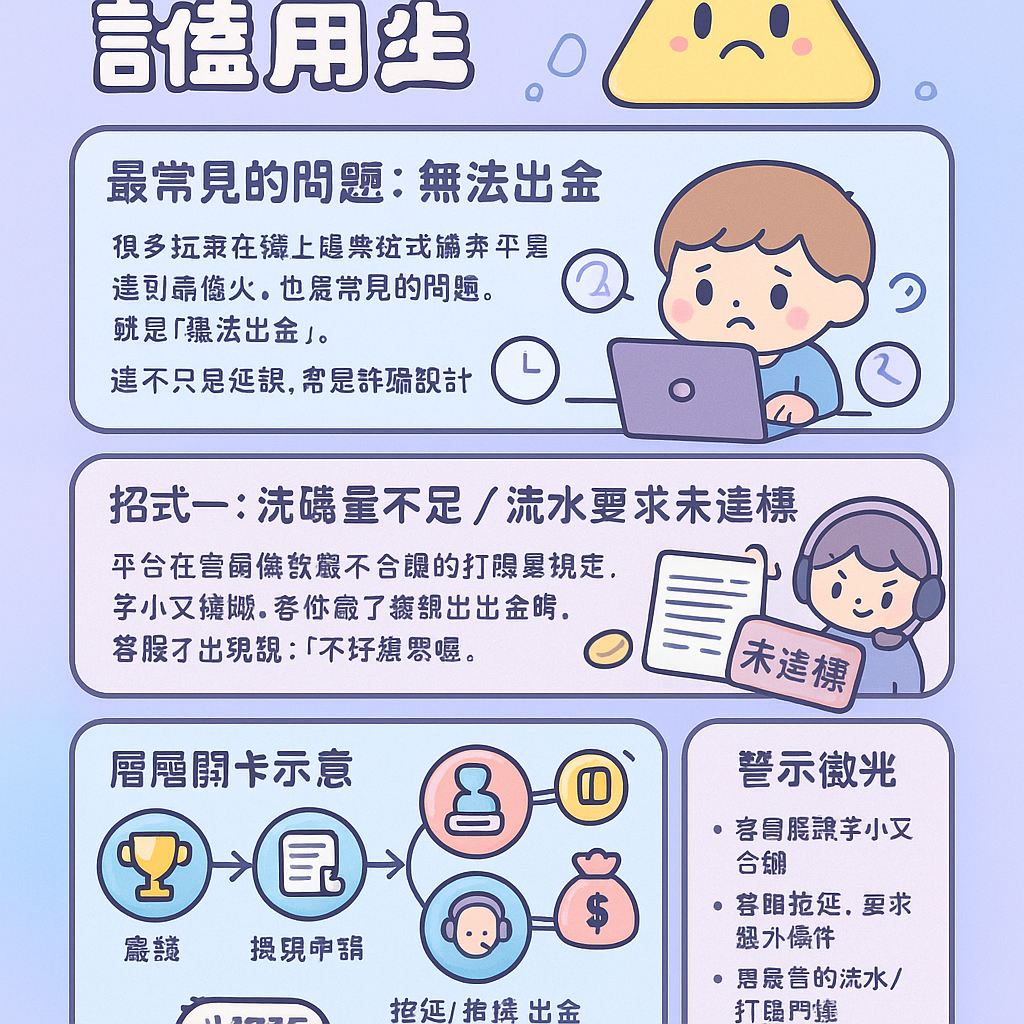 釣魚網站棋牌遊戲出金詐騙集團線上娛樂城遊戲平臺風控網路安全博弈平臺娛樂城假投資高收益無法出金保證獲利資金盤帳號安全詐騙風險洗碼量金流問題平臺評價